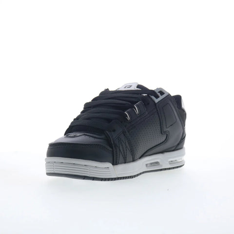 Globe Sabre GBSABR Mens Black Leather Skate Inspired Sneakers Shoes