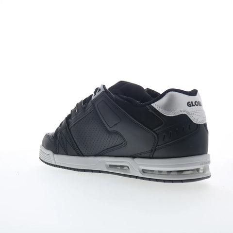 Globe Sabre GBSABR Mens Black Leather Skate Inspired Sneakers Shoes