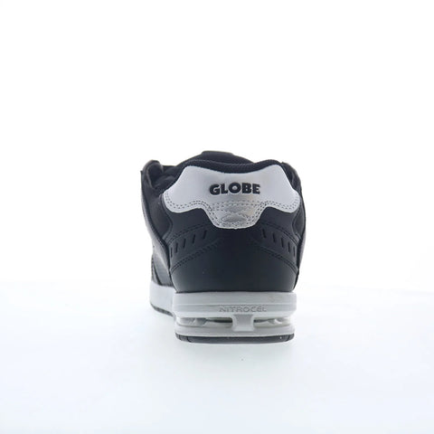 Globe Sabre GBSABR Mens Black Leather Skate Inspired Sneakers Shoes