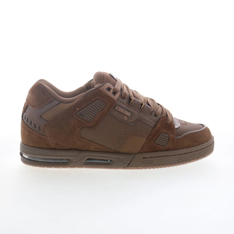 Globe Sabre GBSABR Mens Brown Suede Lace Up Skate Inspired Sneakers Shoes