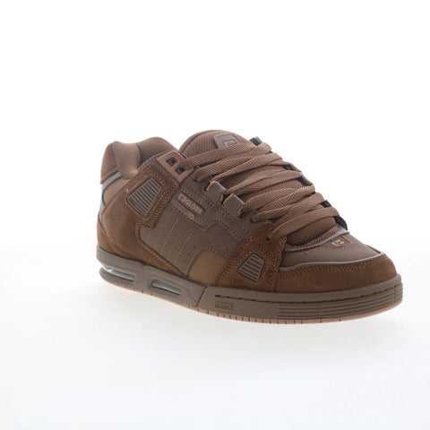 Globe Sabre GBSABR Mens Brown Suede Lace Up Skate Inspired Sneakers Shoes
