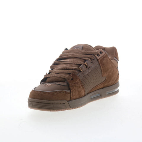 Globe Sabre GBSABR Mens Brown Suede Lace Up Skate Inspired Sneakers Shoes