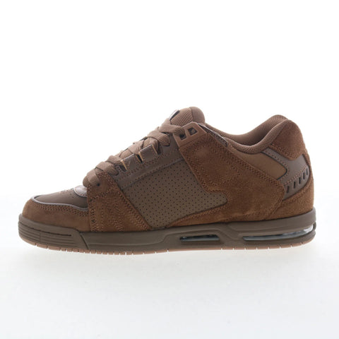 Globe Sabre GBSABR Mens Brown Suede Lace Up Skate Inspired Sneakers Shoes