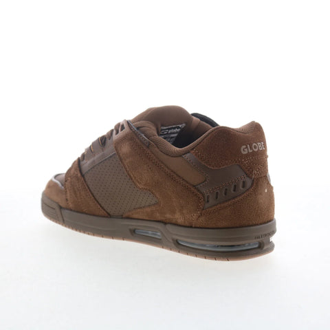 Globe Sabre GBSABR Mens Brown Suede Lace Up Skate Inspired Sneakers Shoes