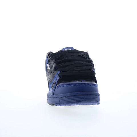 Globe Sabre GBSABR Mens Blue Leather Lace Up Skate Inspired Sneakers Shoes