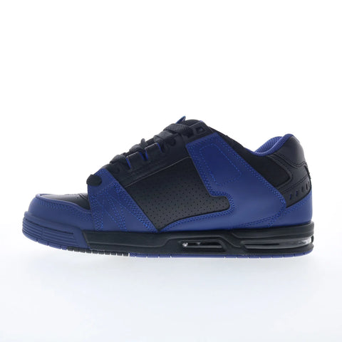 Globe Sabre GBSABR Mens Blue Leather Lace Up Skate Inspired Sneakers Shoes