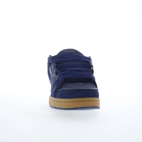 Globe Sabre GBSABR Mens Blue Leather Lace Up Skate Inspired Sneakers Shoes