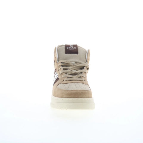Greats Saint James High STJH01SG-B57 Mens Brown Suede Lifestyle Sneakers Shoes
