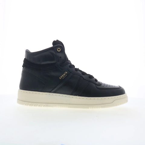 Greats Saint James High STJH01SG-CUQ Mens Black Lifestyle Sneakers Shoes