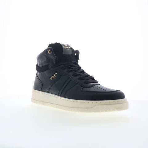 Greats Saint James High STJH01SG-CUQ Mens Black Lifestyle Sneakers Shoes