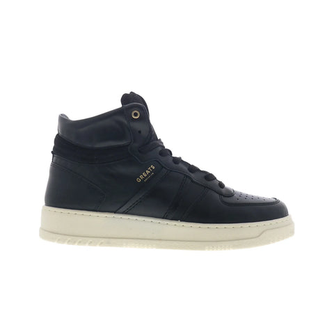 Greats Saint James High STJH01SG-CUQ Mens Black Lifestyle Sneakers Shoes