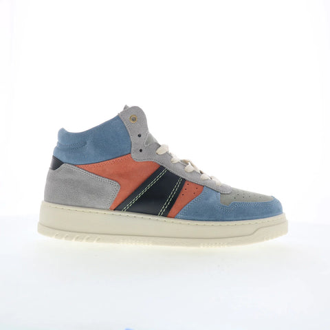 Greats Saint James Mid STJM01SG-3NG Mens Blue Suede Lifestyle Sneakers Shoes