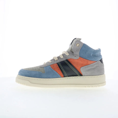 Greats Saint James Mid STJM01SG-3NG Mens Blue Suede Lifestyle Sneakers Shoes