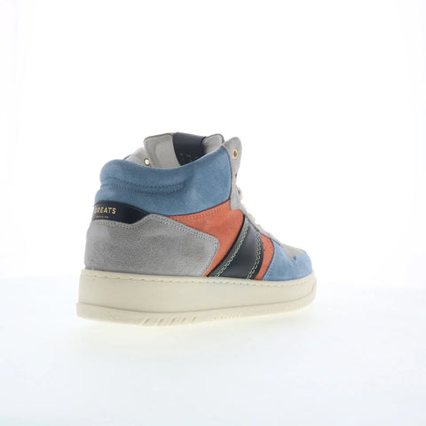 Greats Saint James Mid STJM01SG-3NG Mens Blue Suede Lifestyle Sneakers Shoes