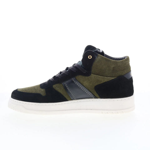 Greats Saint James Mid STJM01SG-6F0 Mens Green Suede Lifestyle Sneakers Shoes