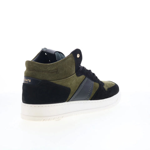 Greats Saint James Mid STJM01SG-6F0 Mens Green Suede Lifestyle Sneakers Shoes