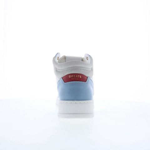 Greats Saint James Mid STJM01SG-TOU Mens White Lifestyle Sneakers Shoes