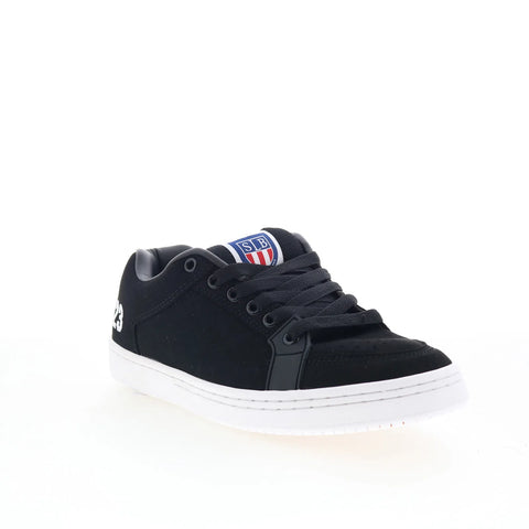 Etnies Sal 23 4102000155001 Mens Black Nubuck Skate Inspired Sneakers Shoes
