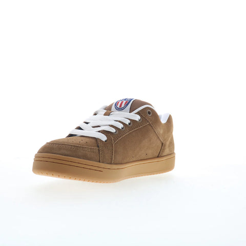 Etnies Sal 23 4102000155212 Mens Brown Suede Skate Inspired Sneakers Shoes