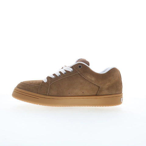 Etnies Sal 23 4102000155212 Mens Brown Suede Skate Inspired Sneakers Shoes