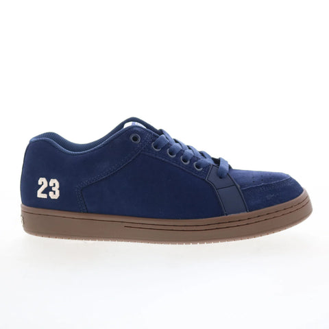 Etnies Sal 23 4102000155460 Mens Blue Suede Skate Inspired Sneakers Shoes