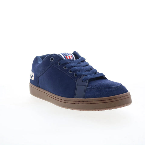 Etnies Sal 23 4102000155460 Mens Blue Suede Skate Inspired Sneakers Shoes