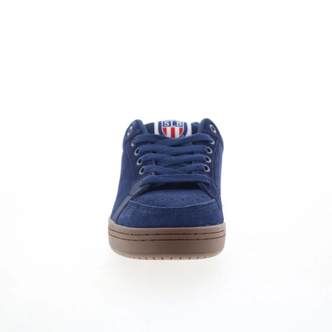 Etnies Sal 23 4102000155460 Mens Blue Suede Skate Inspired Sneakers Shoes