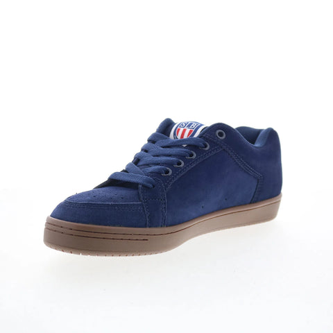 Etnies Sal 23 4102000155460 Mens Blue Suede Skate Inspired Sneakers Shoes