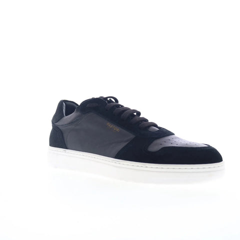 Pastori by Di Bianco Calfskin Suede Mens Black Lifestyle Sneakers Shoes