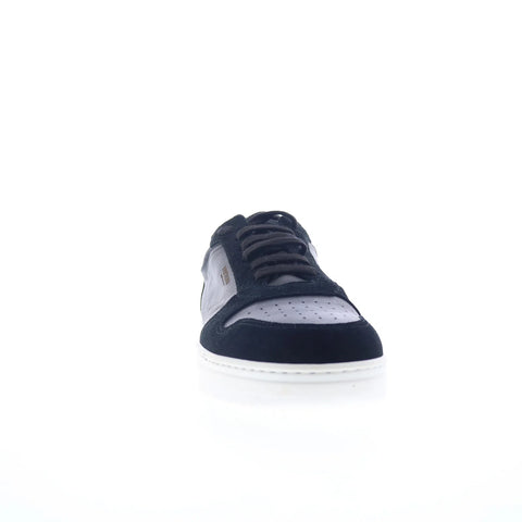Pastori by Di Bianco Calfskin Suede Mens Black Lifestyle Sneakers Shoes