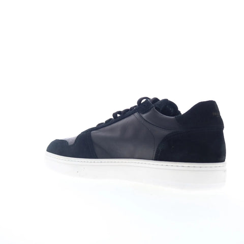 Pastori by Di Bianco Calfskin Suede Mens Black Lifestyle Sneakers Shoes