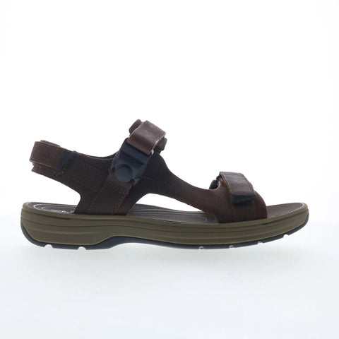 Clarks Saltway Trail 26176905 Mens Brown Wide Leather Sport Sandals Shoes