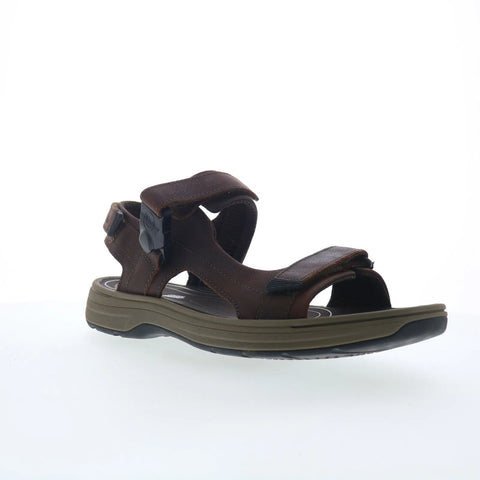 Clarks Saltway Trail 26176905 Mens Brown Wide Leather Sport Sandals Shoes