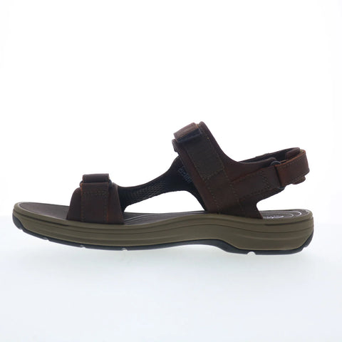 Clarks Saltway Trail 26176905 Mens Brown Wide Leather Sport Sandals Shoes