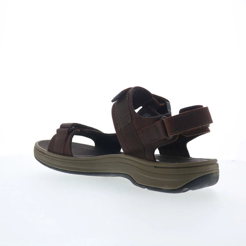 Clarks Saltway Trail 26176905 Mens Brown Wide Leather Sport Sandals Shoes