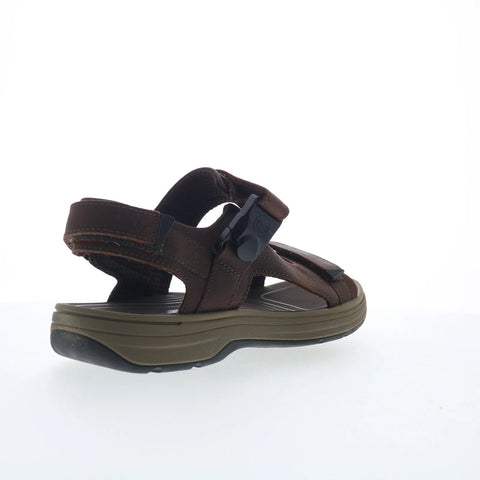 Clarks Saltway Trail 26176905 Mens Brown Wide Leather Sport Sandals Shoes