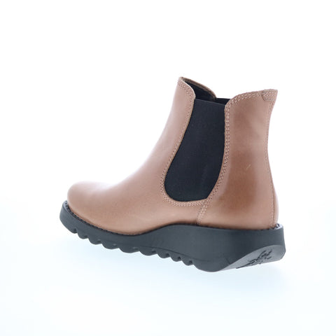 Fly London Salv SALV195FLY-078 Womens Brown Leather Chelsea Boots