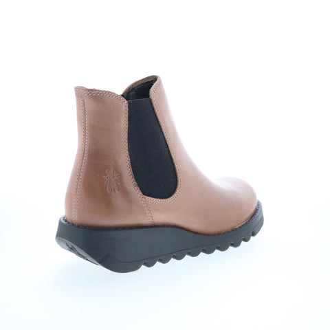 Fly London Salv SALV195FLY-078 Womens Brown Leather Chelsea Boots