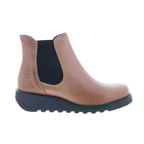 Fly London Salv SALV195FLY-078 Womens Brown Leather Chelsea Boots