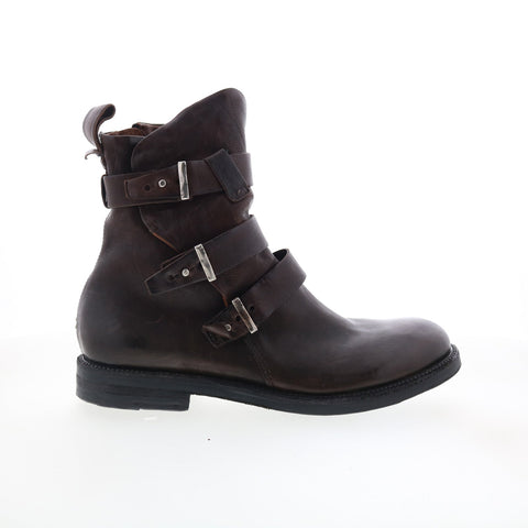 A.S. 98 Samit Mens Brown Leather Zipper Casual Dress Boots