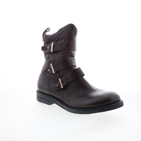 A.S. 98 Samit Mens Brown Leather Zipper Casual Dress Boots