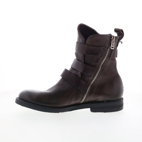 A.S. 98 Samit Mens Brown Leather Zipper Casual Dress Boots