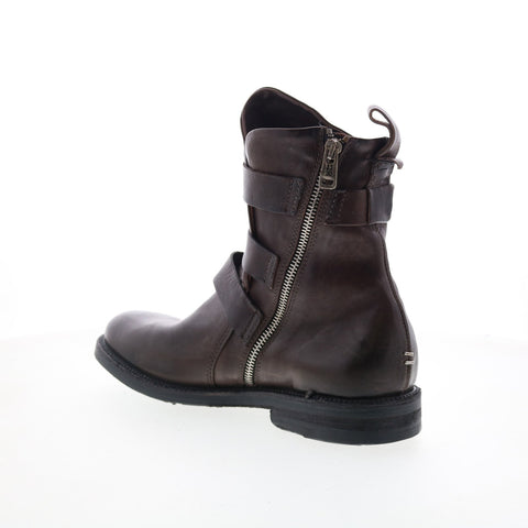 A.S. 98 Samit Mens Brown Leather Zipper Casual Dress Boots