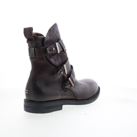 A.S. 98 Samit Mens Brown Leather Zipper Casual Dress Boots