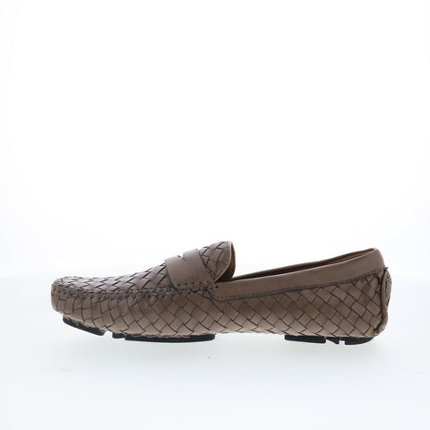 Robert Zur San Tropez True Glove Mens Brown Leather Loafers Moccasin Shoes