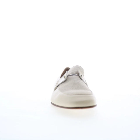 Mezlan Saona 29767 Mens White Leather Loafers & Slip Ons Penny Shoes