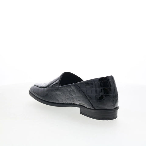 Clarks Sarafyna Freva 26176332 Womens Black Loafers & Slip Ons Casual Shoes