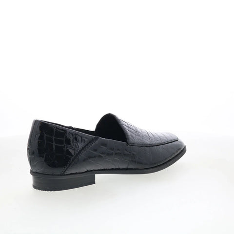 Clarks Sarafyna Freva 26176332 Womens Black Loafers & Slip Ons Casual Shoes