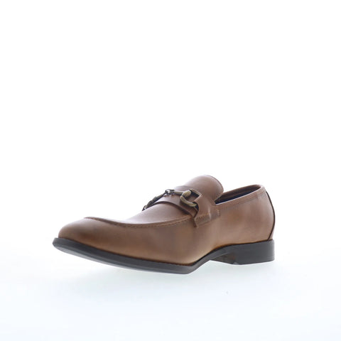 Steve Madden Satch Mens Brown Leather Loafers & Slip Ons Casual Shoes