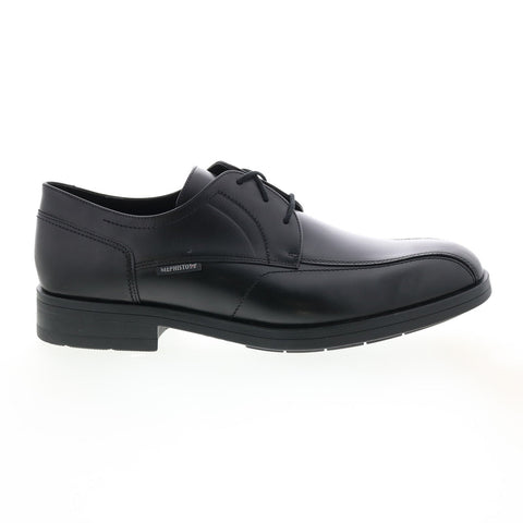 Mephisto Saverio Mens Black Leather Lace Up Oxfords & Lace Ups Casual Shoes